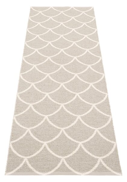 Krem unutarnja i vanjska staza 70x225 cm Kotte Linen – Pappelina