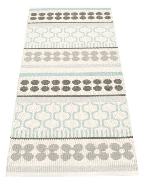 Siva/tirkizna unutarnja i vanjska staza 70x180 cm Asta Pale Turquoise – Pappelina