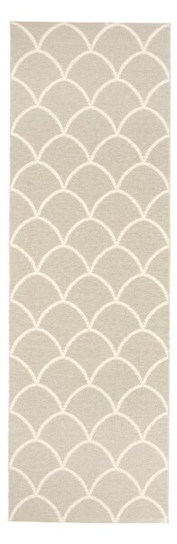 Krem unutarnja i vanjska staza 70x225 cm Kotte Linen – Pappelina