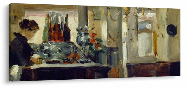 Slika - Style of Edouard Manet, Bon Bock Cafe, reprodukcije (120x50 cm)