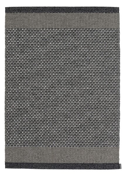 Antracitno sivi unutarnji i vanjski tepih 60x85 cm Edit Charcoal – Pappelina