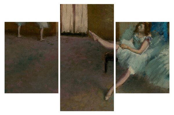 Slika - Edgar Degas, Before the Ballet, reprodukcije (90x60 cm)