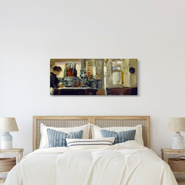 Slika - Style of Edouard Manet, Bon Bock Cafe, reprodukcije (120x50 cm)