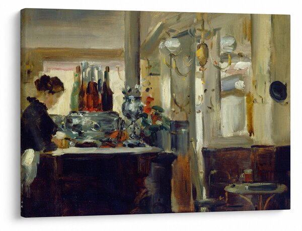 Slika - Style of Edouard Manet, Bon Bock Cafe, reprodukcije (70x50 cm)