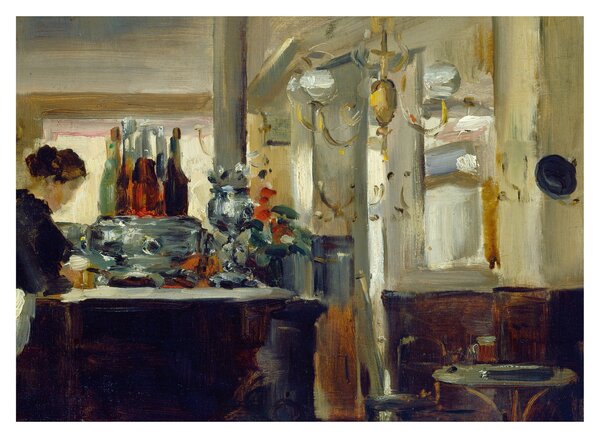 Slika - Style of Edouard Manet, Bon Bock Cafe, reprodukcije (70x50 cm)