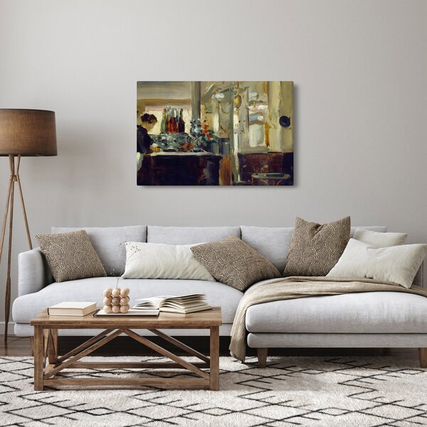 Slika - Style of Edouard Manet, Bon Bock Cafe, reprodukcije (90x60 cm)