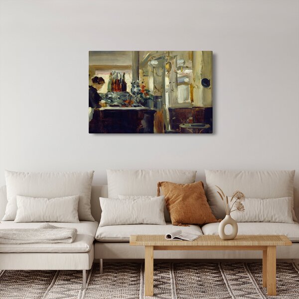 Slika - Style of Edouard Manet, Bon Bock Cafe, reprodukcije (90x60 cm)