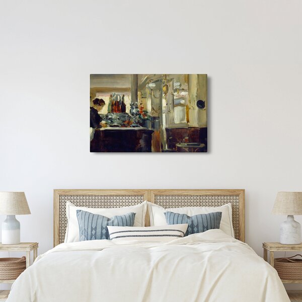 Slika - Style of Edouard Manet, Bon Bock Cafe, reprodukcije (90x60 cm)