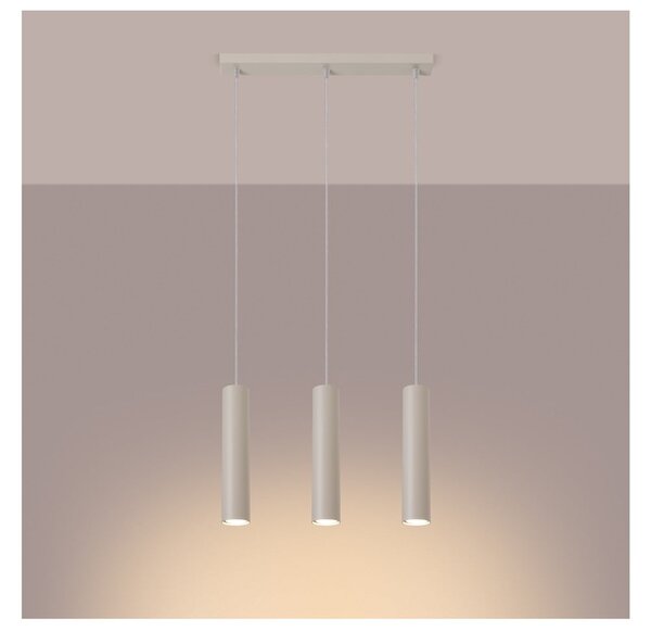Krem viseća svjetiljka Castro – Nice Lamps