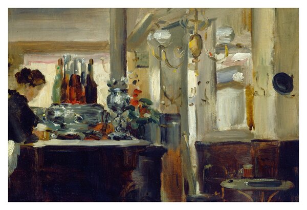 Slika - Style of Edouard Manet, Bon Bock Cafe, reprodukcije (90x60 cm)
