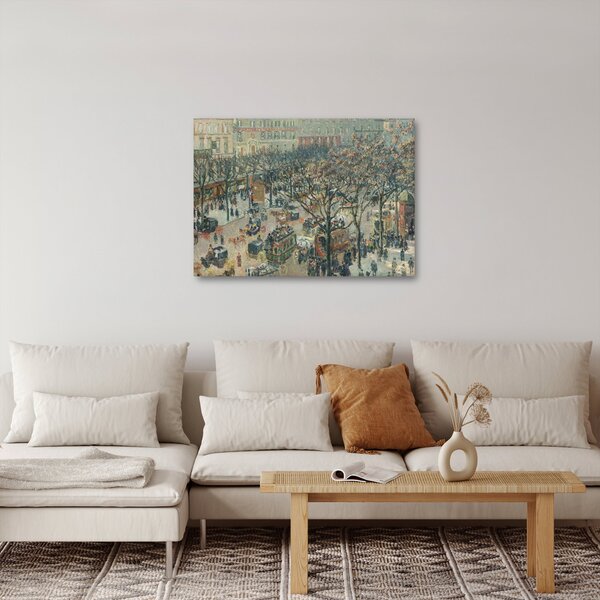 Slika - Camille Pissarro, Boulevard des Italiens, Morning, Sunlight, reprodukcije (70x50 cm)