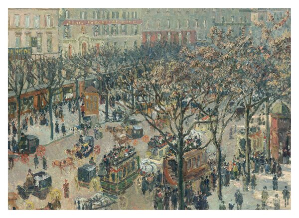 Slika - Camille Pissarro, Boulevard des Italiens, Morning, Sunlight, reprodukcije (70x50 cm)