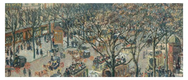 Slika - Camille Pissarro, Boulevard des Italiens, Morning, Sunlight, reprodukcije (120x50 cm)