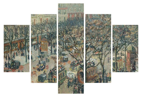 Slika - Camille Pissarro, Boulevard des Italiens, Morning, Sunlight, reprodukcije (150x105 cm)