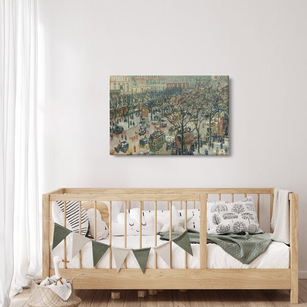 Slika - Camille Pissarro, Boulevard des Italiens, Morning, Sunlight, reprodukcije (90x60 cm)