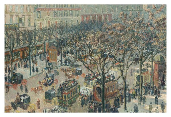 Slika - Camille Pissarro, Boulevard des Italiens, Morning, Sunlight, reprodukcije (90x60 cm)