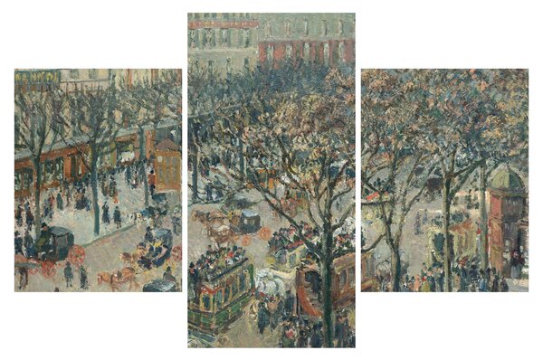Slika - Camille Pissarro, Boulevard des Italiens, Morning, Sunlight, reprodukcije (90x60 cm)