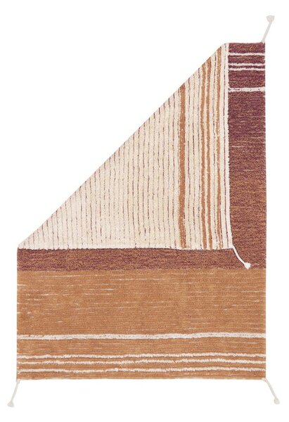 Ciglasti pamučan tepih 170x240 cm Twin Toffee – Lorena Canals