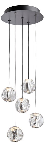 Viseće Svjetiljka LOOM DESIGN, Ice Ball, prigušiv, Metalik, Dnevna soba, Metal, Moderan