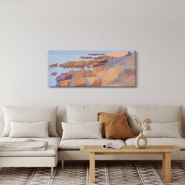 Slika - Henri Edmond Cross, Calanque des Antibois, reprodukcije (120x50 cm)