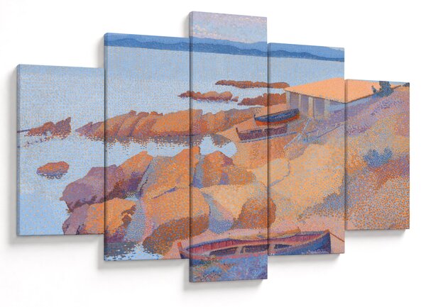 Slika - Henri Edmond Cross, Calanque des Antibois, reprodukcije (150x105 cm)