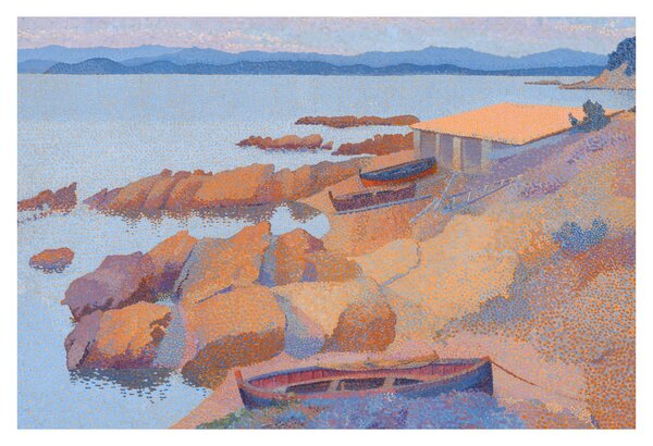 Slika - Henri Edmond Cross, Calanque des Antibois, reprodukcije (90x60 cm)