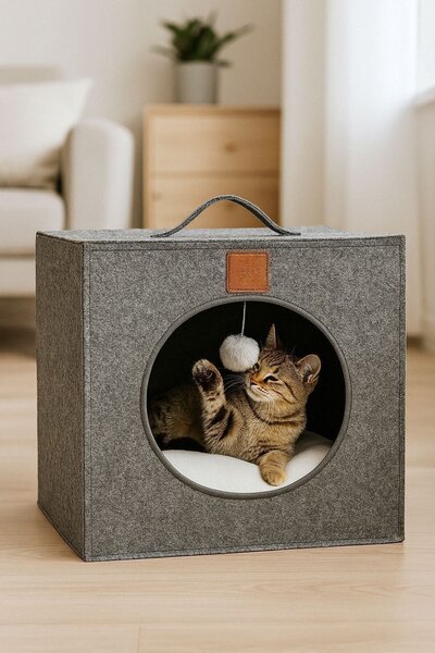 Zondo.hr Kućica za kućnog ljubimca Kittie (siva). Akcija -35%. 1146013
