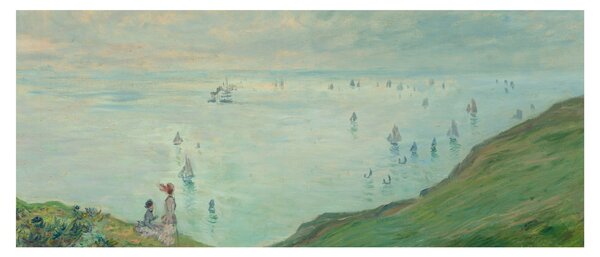 Slika - Henri Fantin-Latour, Cliffs at Pourville, reprodukcije (120x50 cm)