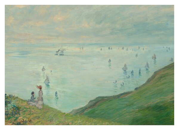 Slika - Henri Fantin-Latour, Cliffs at Pourville, reprodukcije (70x50 cm)