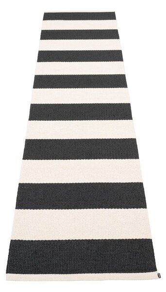 Crno-bijela unutarnja i vanjska staza 70x300 cm Bob Black Vanilla – Pappelina