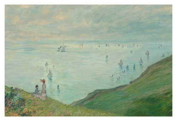 Slika - Henri Fantin-Latour, Cliffs at Pourville, reprodukcije (90x60 cm)