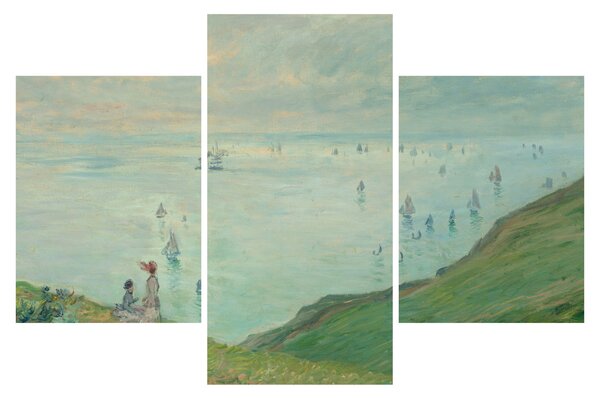Slika - Henri Fantin-Latour, Cliffs at Pourville, reprodukcije (90x60 cm)