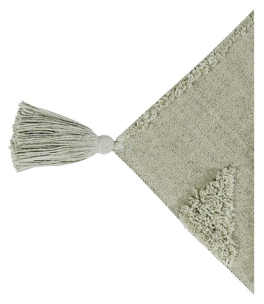 Svijetlo zeleni periv/ručno rađen pamučan tepih 170x240 cm Tribu Olive – Lorena Canals