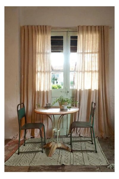 Svijetlo zeleni periv/ručno rađen pamučan tepih 170x240 cm Tribu Olive – Lorena Canals