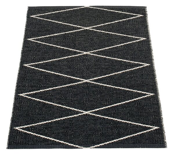 Crni unutarnji i vanjski tepih 70x100 cm Max Black – Pappelina