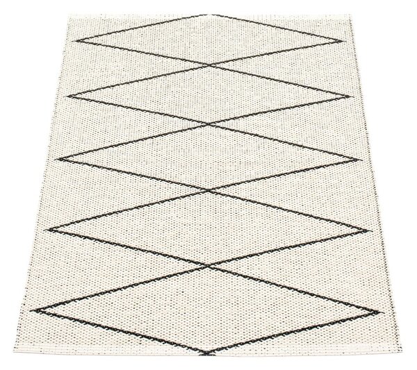 Crni unutarnji i vanjski tepih 70x100 cm Max Black – Pappelina