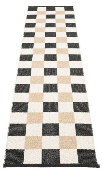 Crna/krem unutarnja i vanjska staza 70x300 cm Pix Black Vanilla – Pappelina