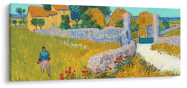 Slika - Vincent van Gogh, Farmhouse in Provence, reprodukcije (120x50 cm)