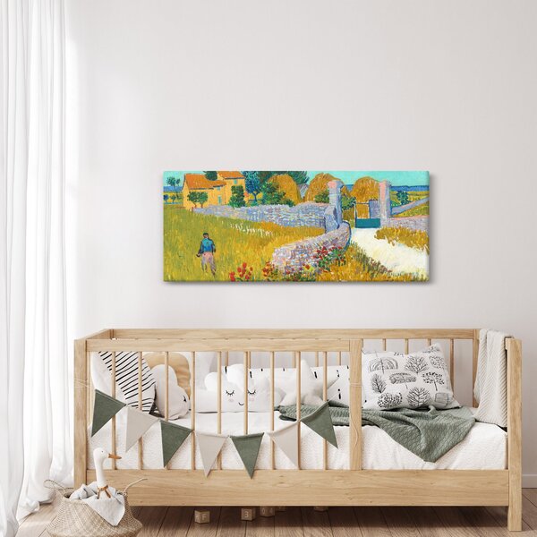 Slika - Vincent van Gogh, Farmhouse in Provence, reprodukcije (120x50 cm)