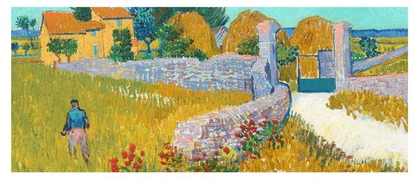 Slika - Vincent van Gogh, Farmhouse in Provence, reprodukcije (120x50 cm)