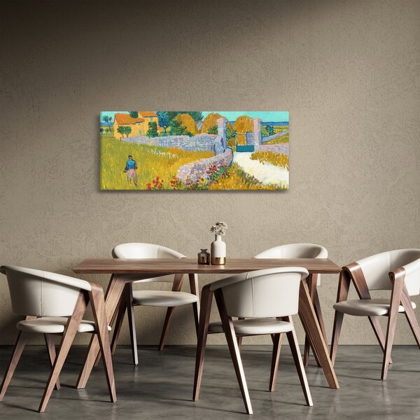 Slika - Vincent van Gogh, Farmhouse in Provence, reprodukcije (120x50 cm)