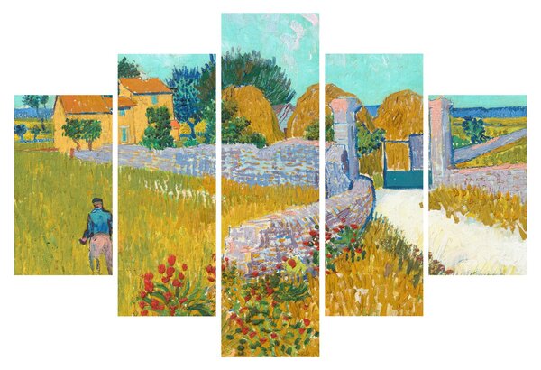Slika - Vincent van Gogh, Farmhouse in Provence, reprodukcije (150x105 cm)
