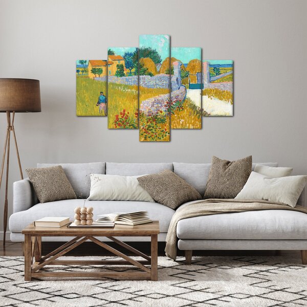 Slika - Vincent van Gogh, Farmhouse in Provence, reprodukcije (150x105 cm)