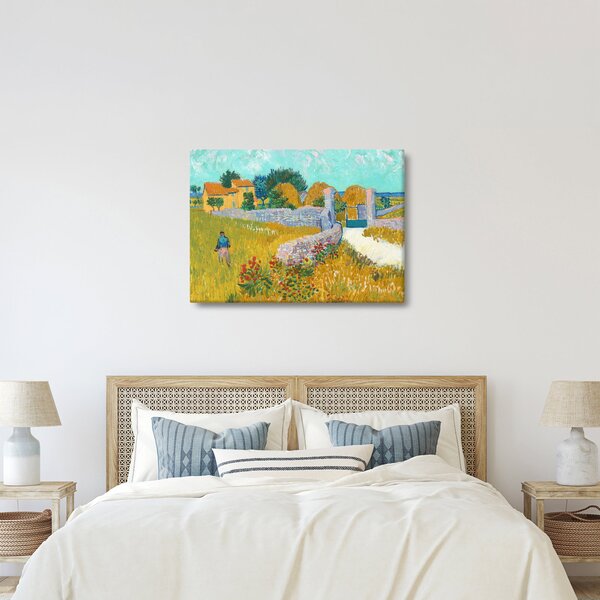 Slika - Vincent van Gogh, Farmhouse in Provence, reprodukcije (70x50 cm)