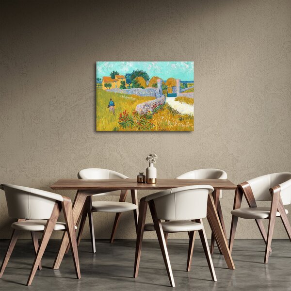 Slika - Vincent van Gogh, Farmhouse in Provence, reprodukcije (70x50 cm)
