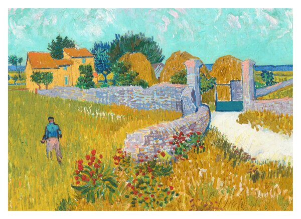 Slika - Vincent van Gogh, Farmhouse in Provence, reprodukcije (70x50 cm)