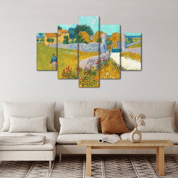 Slika - Vincent van Gogh, Farmhouse in Provence, reprodukcije (150x105 cm)