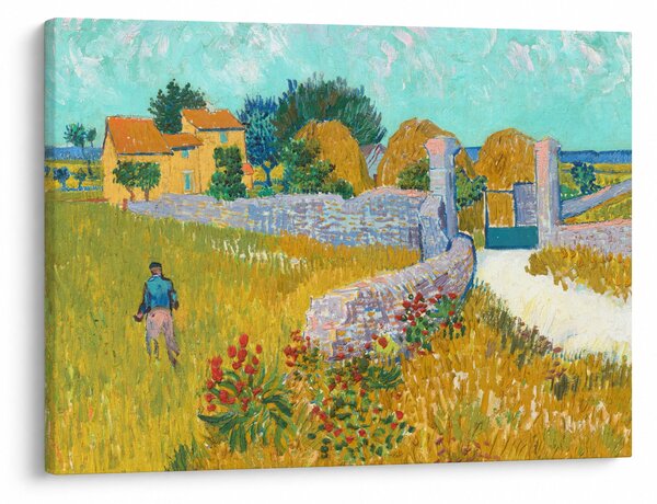 Slika - Vincent van Gogh, Farmhouse in Provence, reprodukcije (70x50 cm)