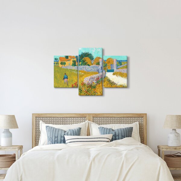 Slika - Vincent van Gogh, Farmhouse in Provence, reprodukcije (90x60 cm)