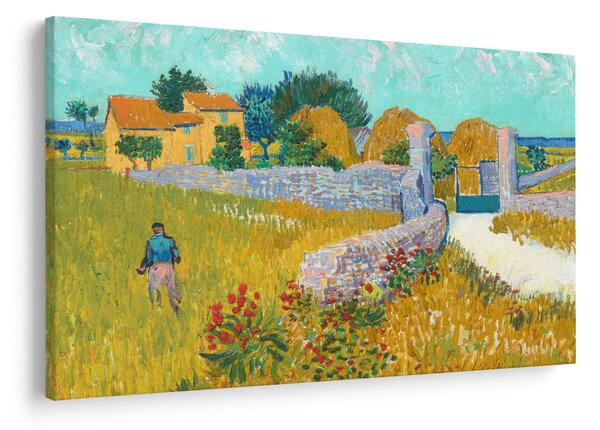 Slika - Vincent van Gogh, Farmhouse in Provence, reprodukcije (90x60 cm)
